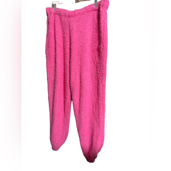 NWOT SKIMS COZY KNIT UNISEX JOGGER BARBIE PINK SIZE XL - Picture 2 of 7